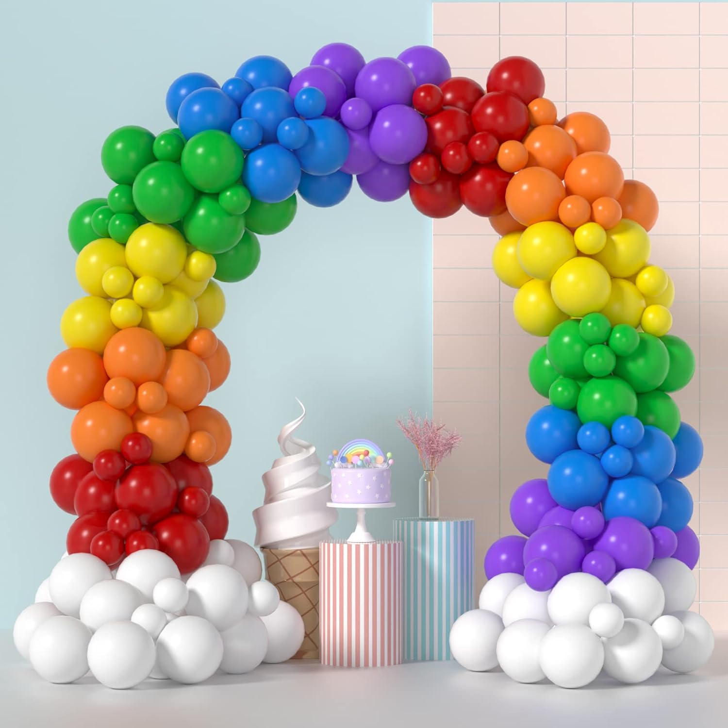 Balloons on Arch